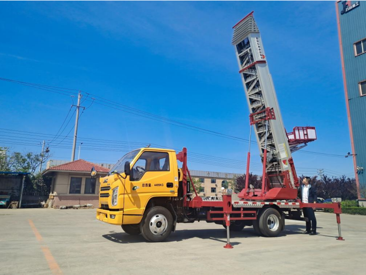 岚山常年租赁32米云梯车